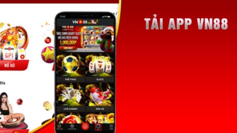 Tải app VN88 – Mang thế giới trò chơi về thiết bị cá nhân